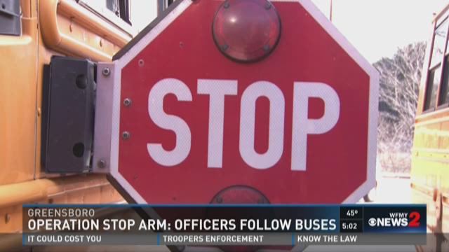 Operation Stop Arm: Cops Crack Down On School Bus Laws | wfmynews2.com