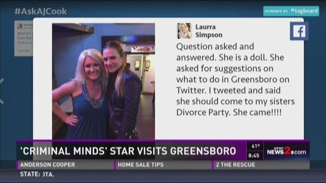'Criminal Minds' Star Crashes Greensboro Woman's 'Divorce Party'