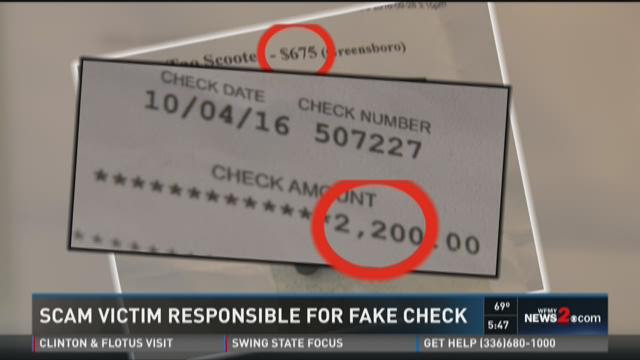 Fake check foto How To